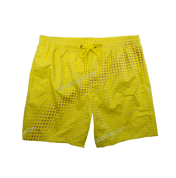 UV light reactive shorts rubber patch