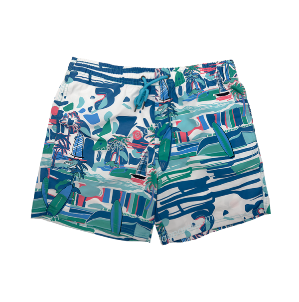 memory like fabric swim trunk