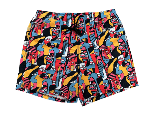 polyester taslan swim trunks