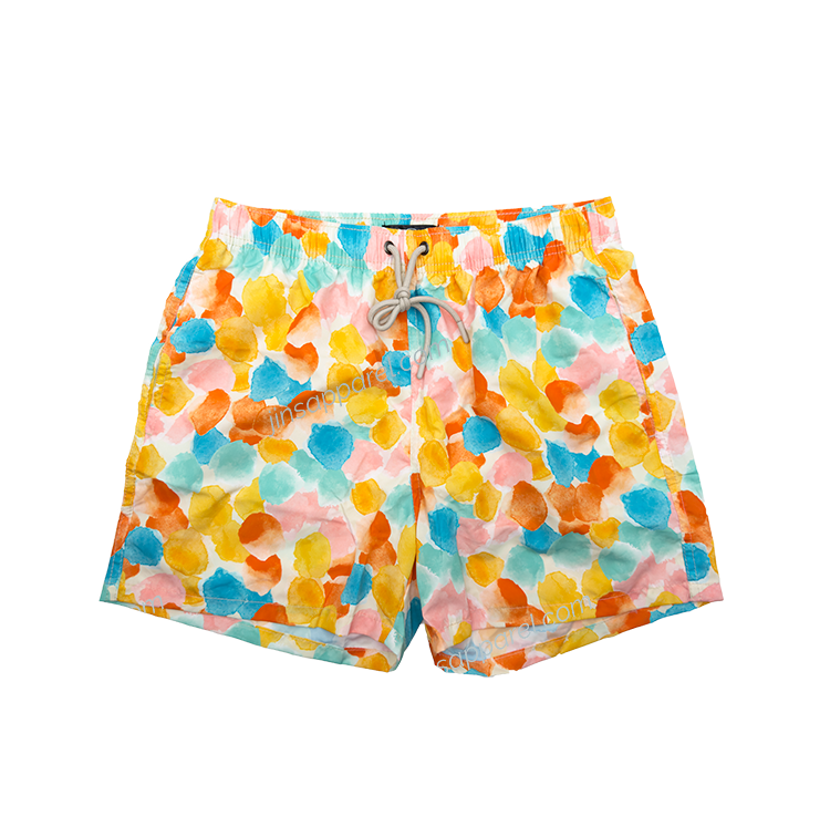 pongee swim trunks semi dull