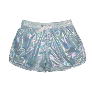 shimmering women shorts