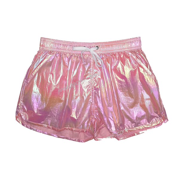 shimmering women shorts