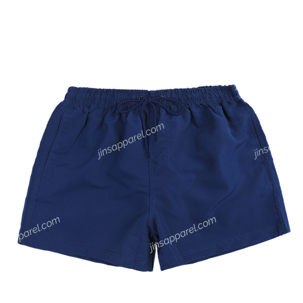 solid color swim trunks navy