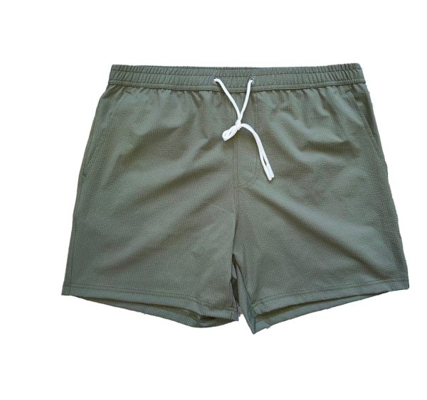 Seersucker Shorts - Army