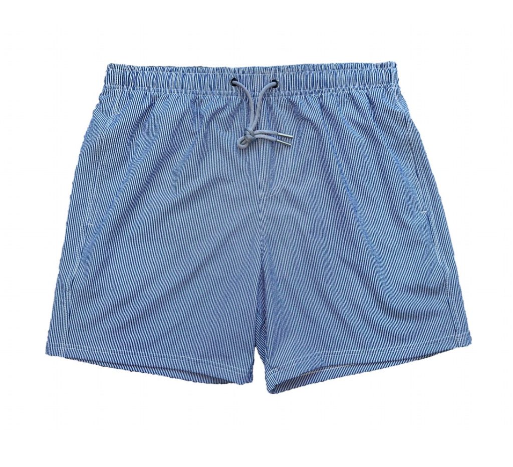 Seersucker Shorts - Blue